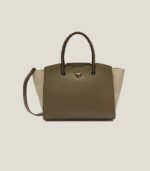 Leather Satchel Messenger Bag - Image 4