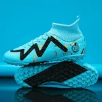 Factory Price Soccer Field Boot Waterproof Breathable Football Shoes High Ankle Men's Cleats Future Soccer Boots 11 - Image 4