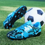 Factory Wholesale Tpu Soccer Shoe Football Boots Kids Boy Girl Sneakers Cleats Training Outdoor Football Shoes - Image 2